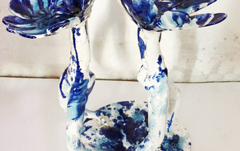 scultura in ceramica